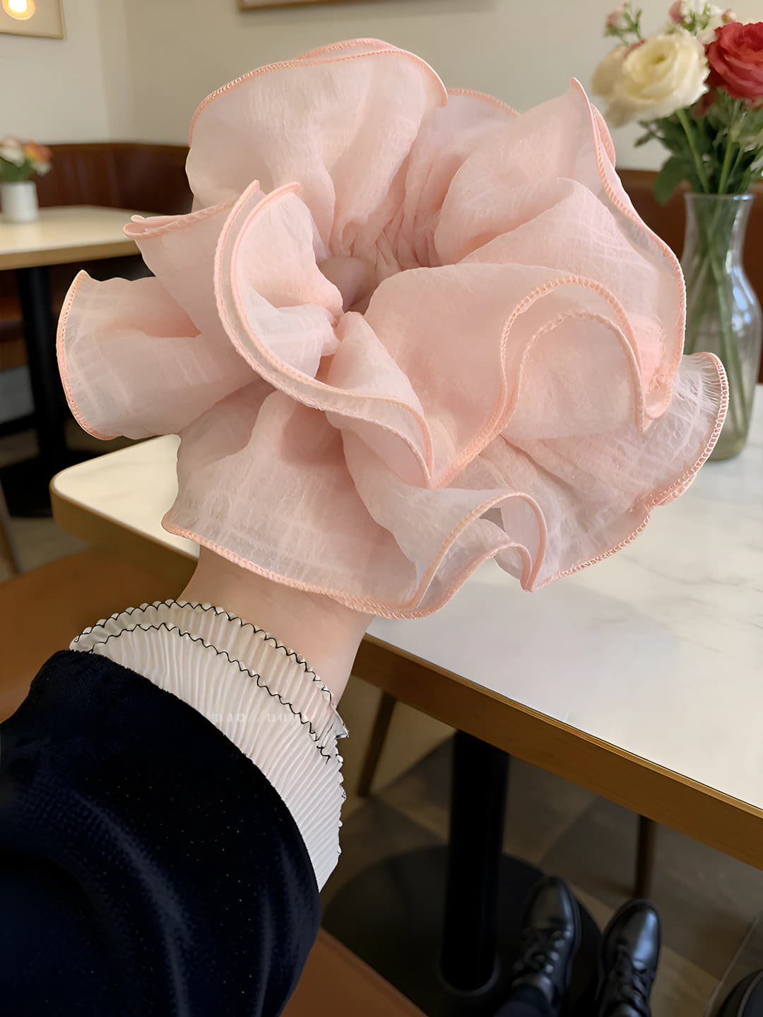 Pink large loop