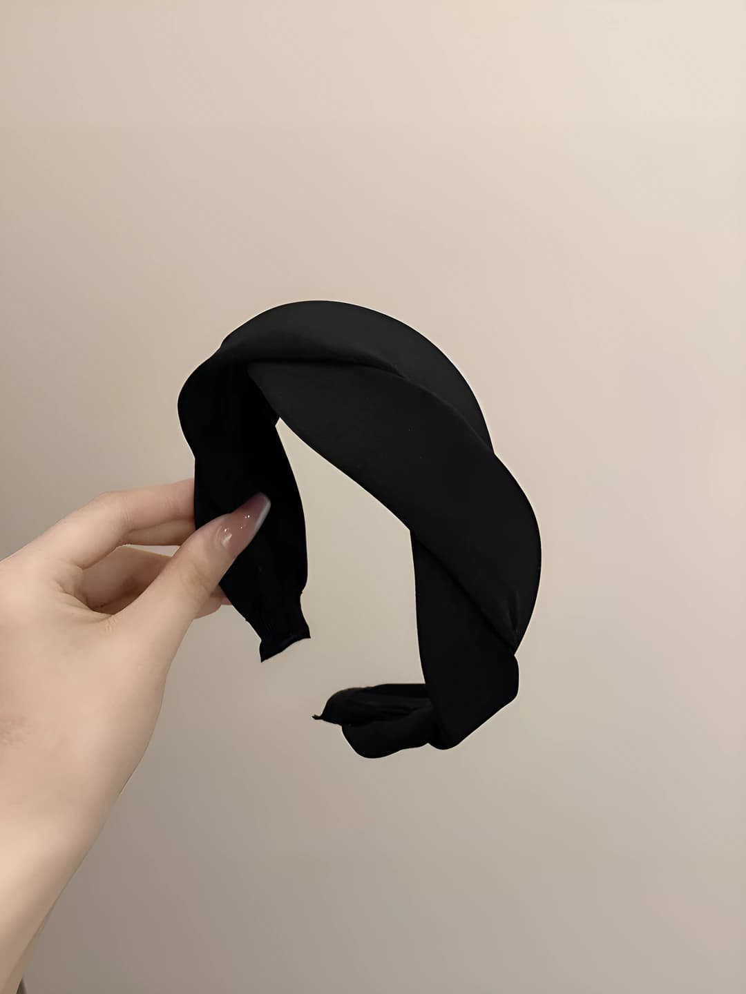 Twist headband - black [width 4.7]