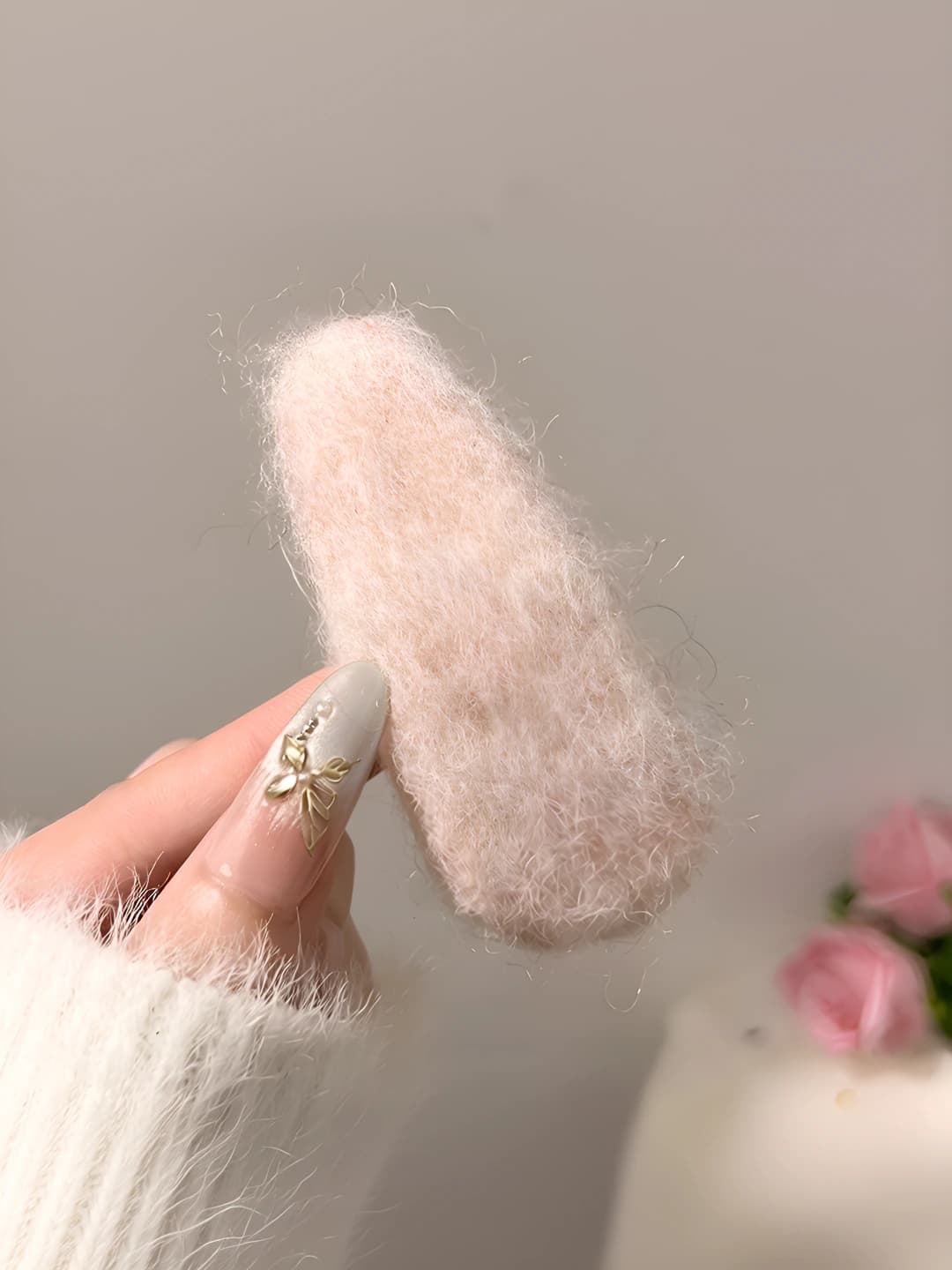 2# Felt, light pink, approx. 8.5 cm