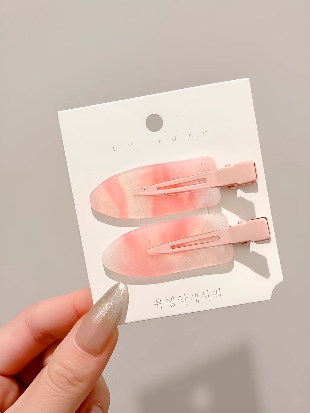 Pink 2 pcs-6.5 cm