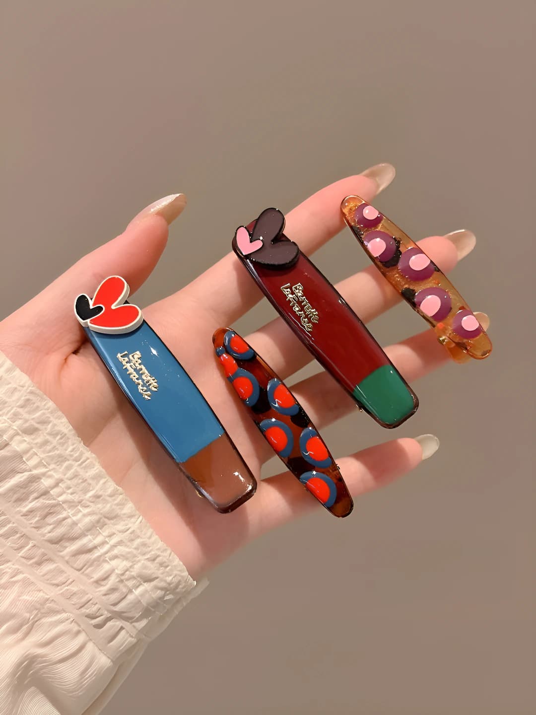 Acetate multicolour, 4 pcs