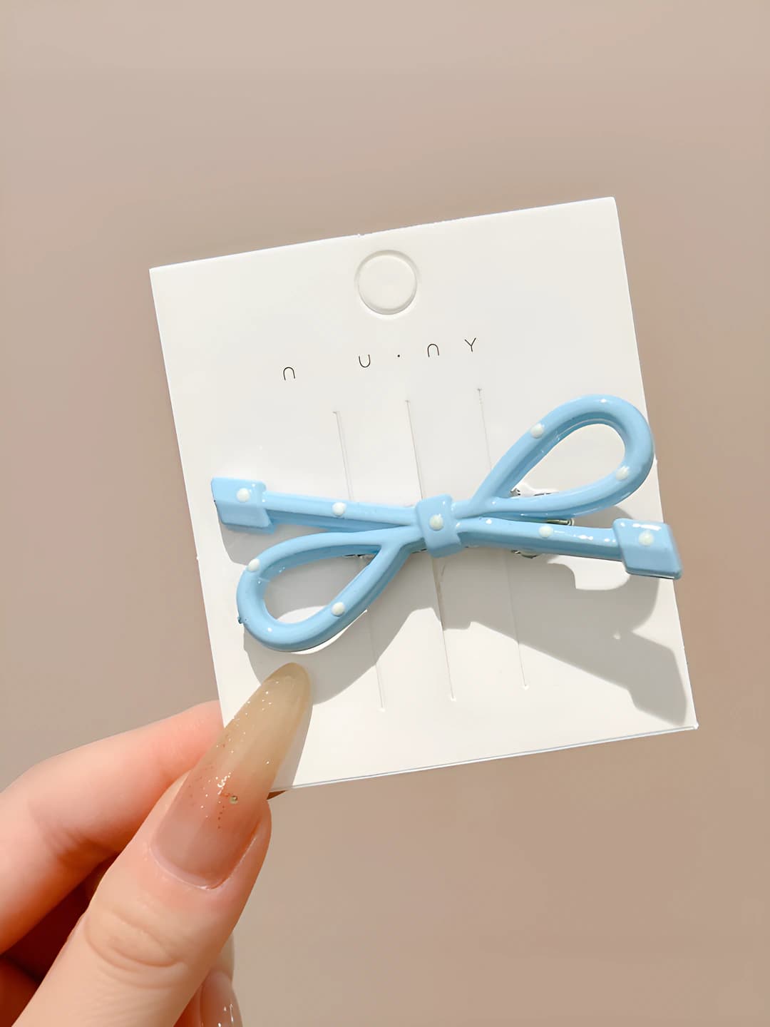 4# Ko'k bow 6 cm