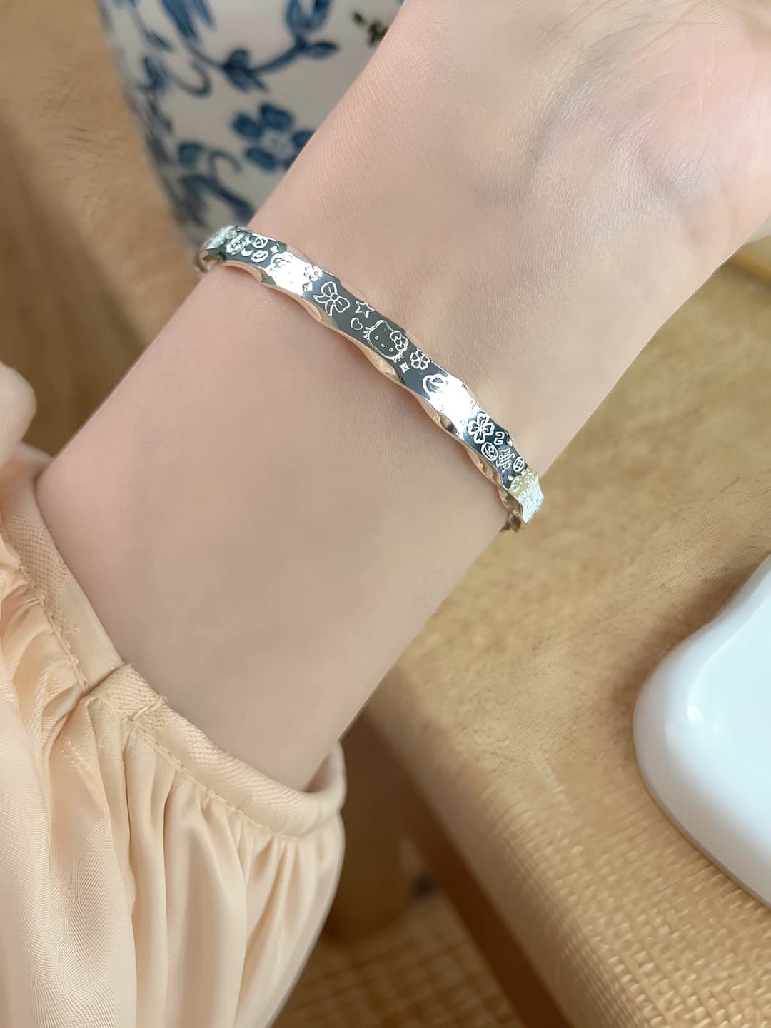 Silver Hello Kitty bracelet