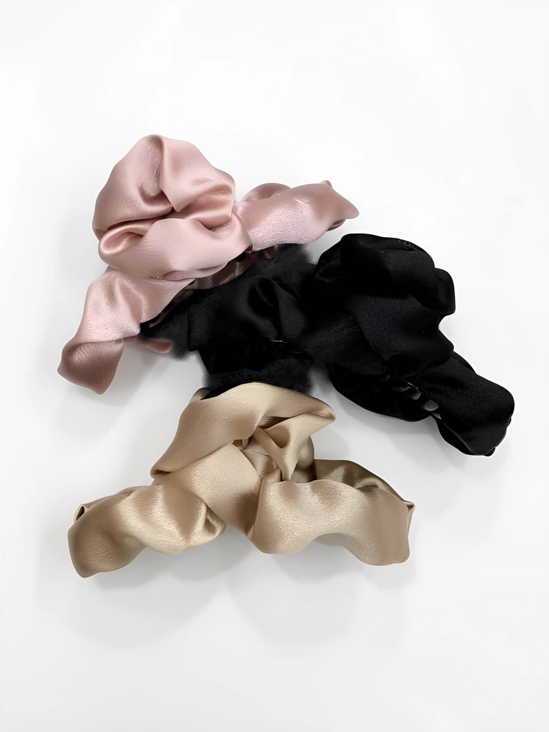 Women's hair clips and combs in Korean style, fabric bow design