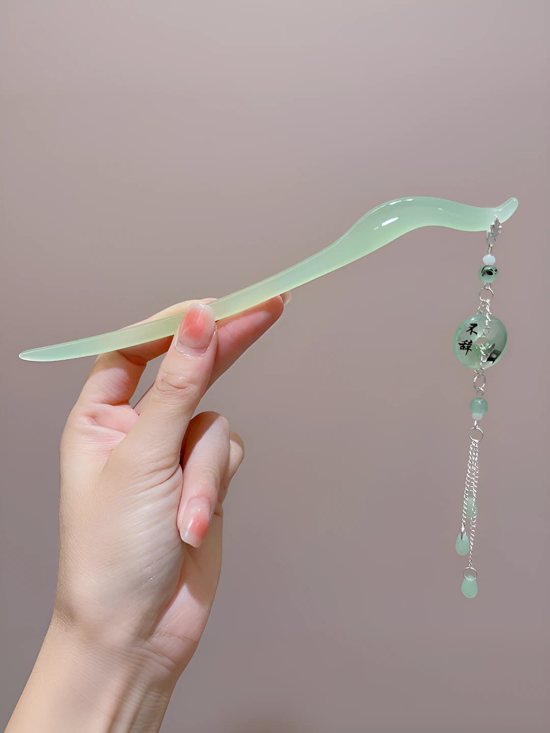 41# Black mountain calligraphy, safety pendant hairpin