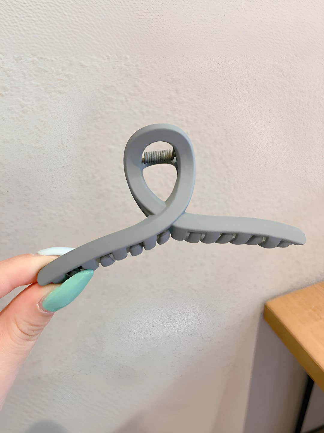 12# Grey-blue Y-shaped clip 11cm