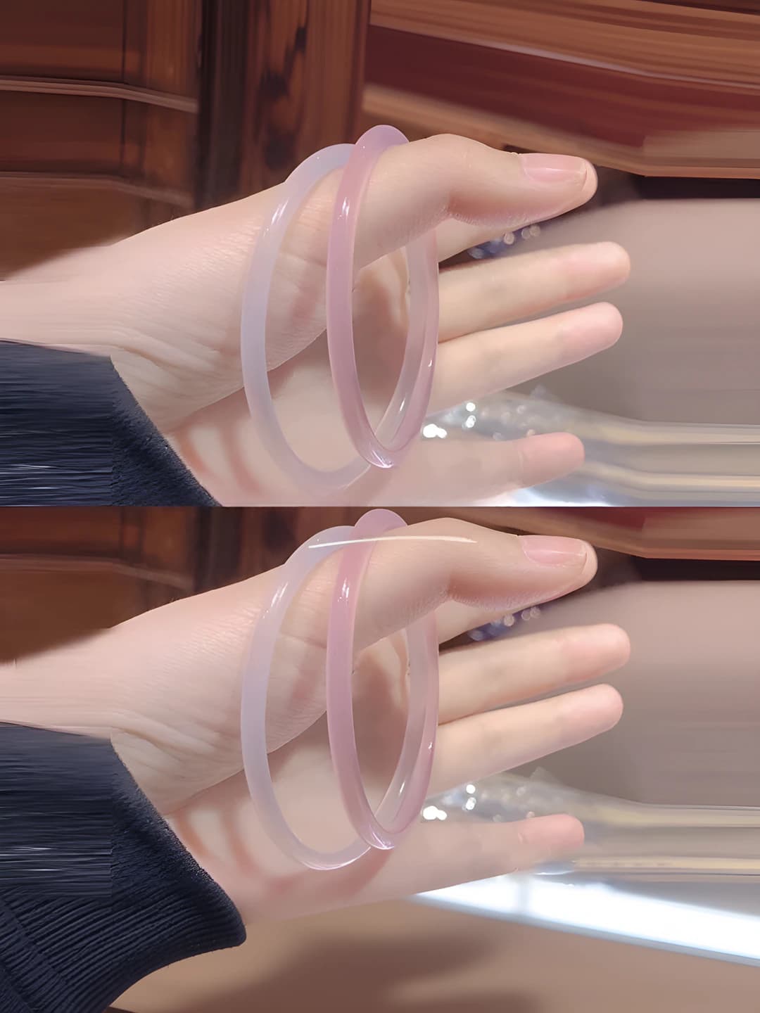 Основной белый + розовый, 62mm