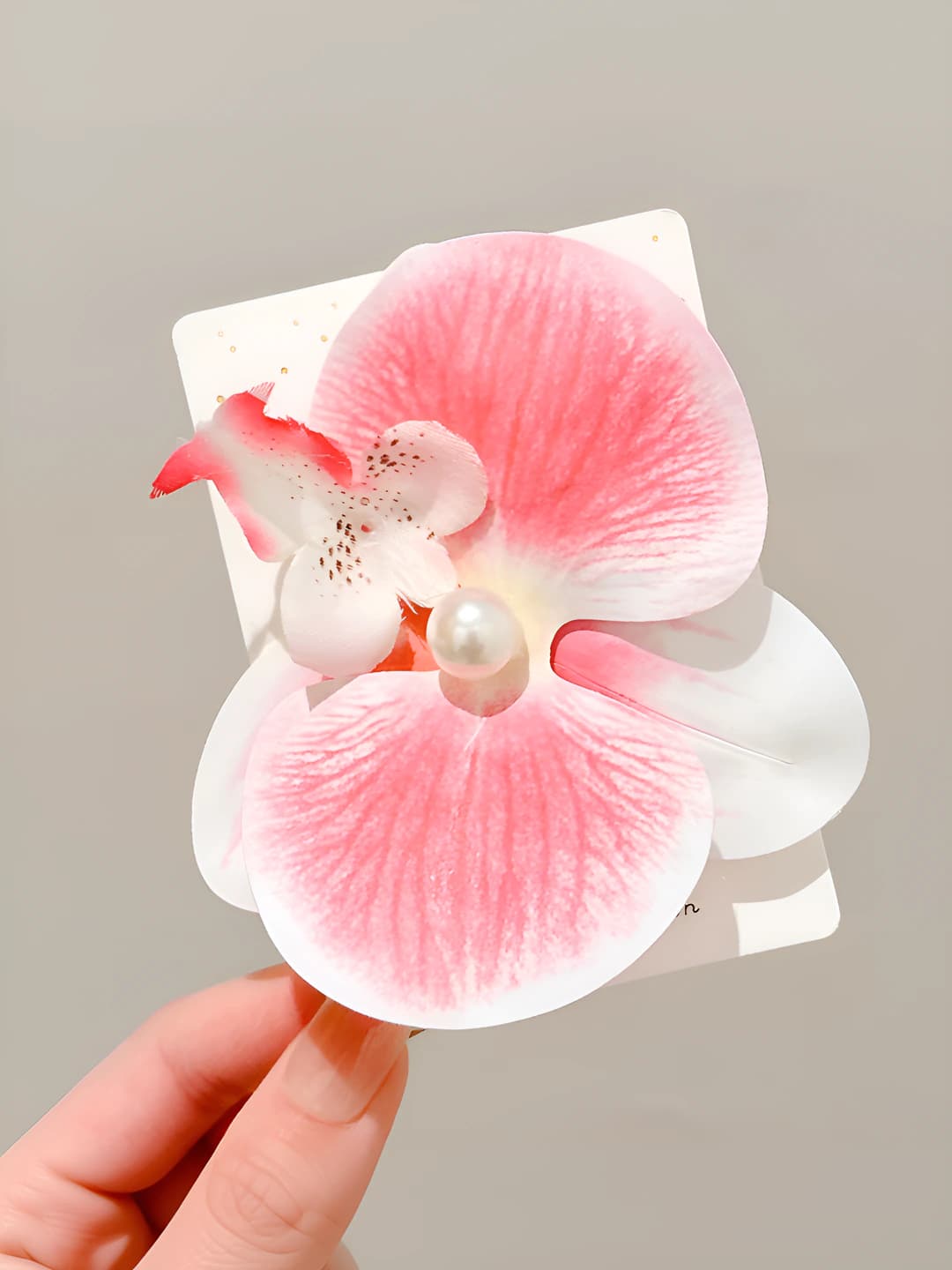 2# Pink phalaenopsis clip ~9 cm