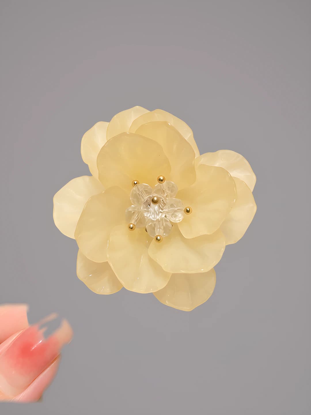 5# жёлтый камелия (ок. 5cm)