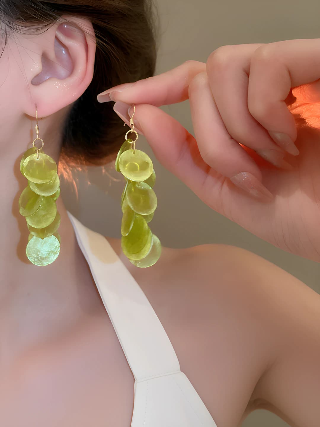 25# Ear hook - Green