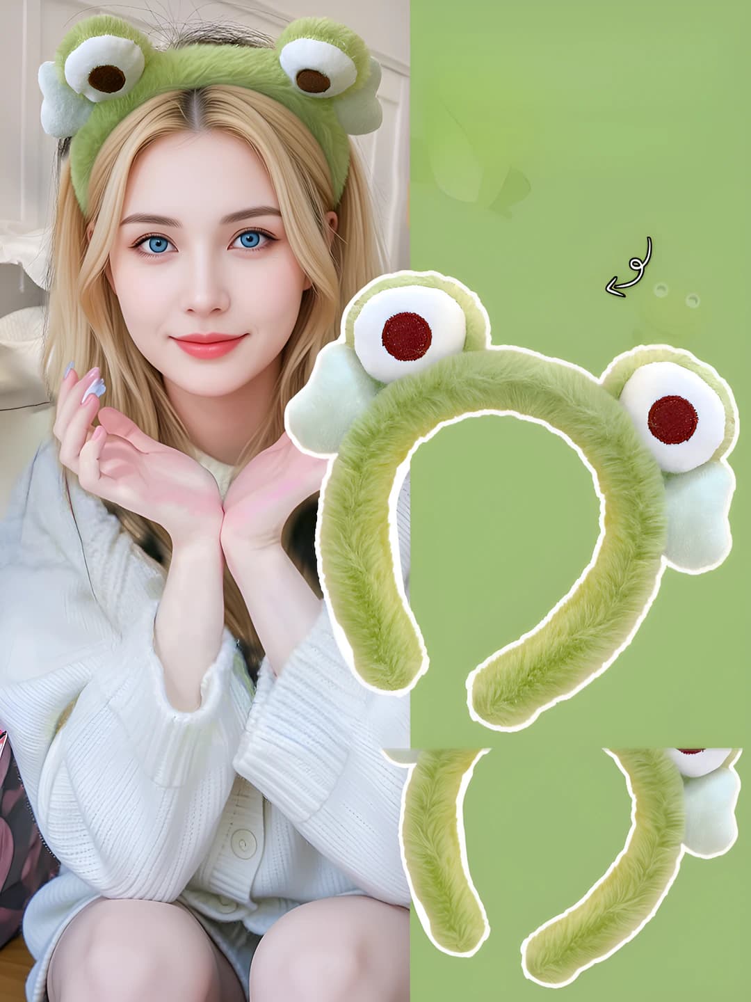 Frog headband