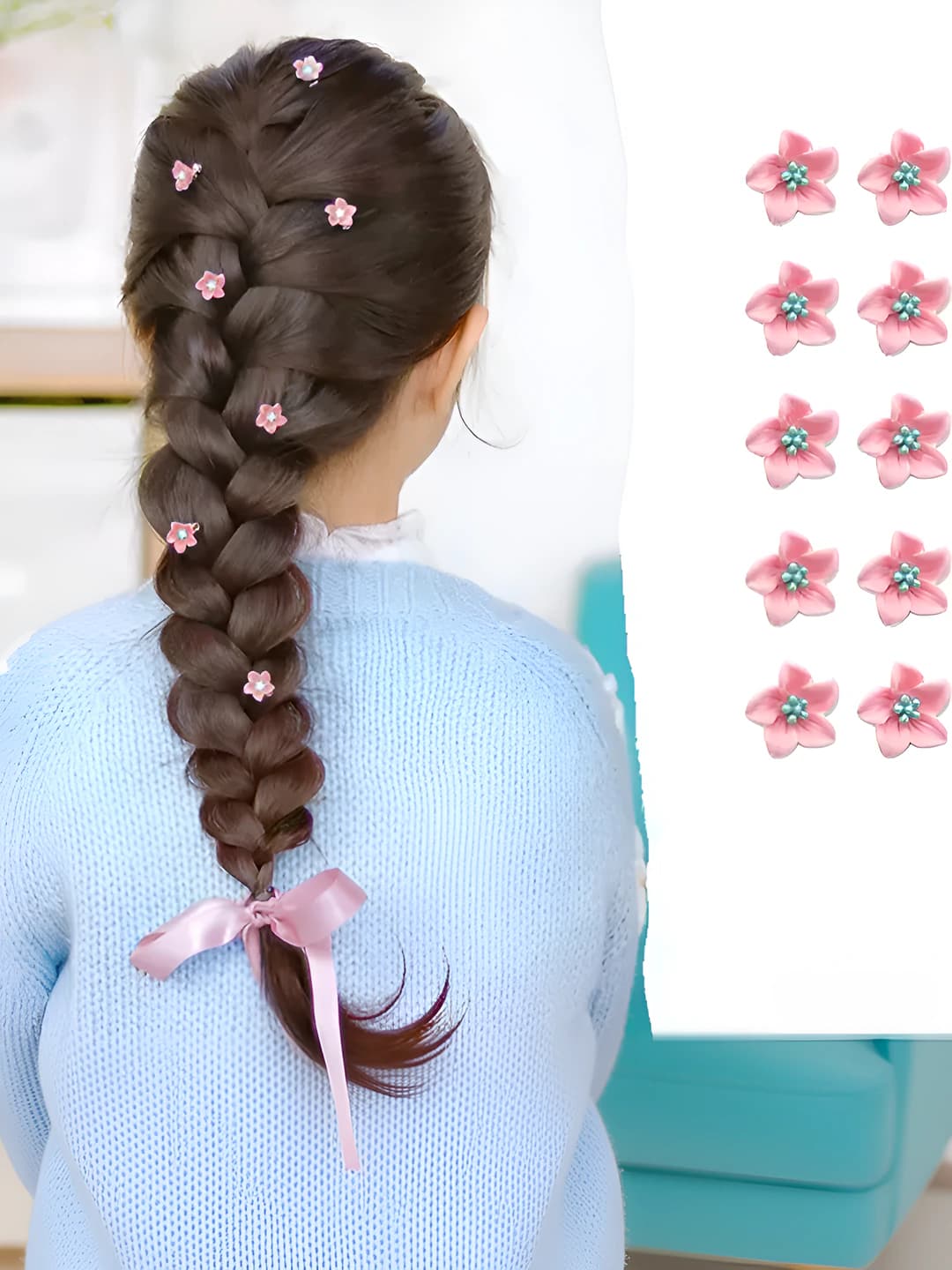 8# Lily pink 10 pcs 1.5 cm