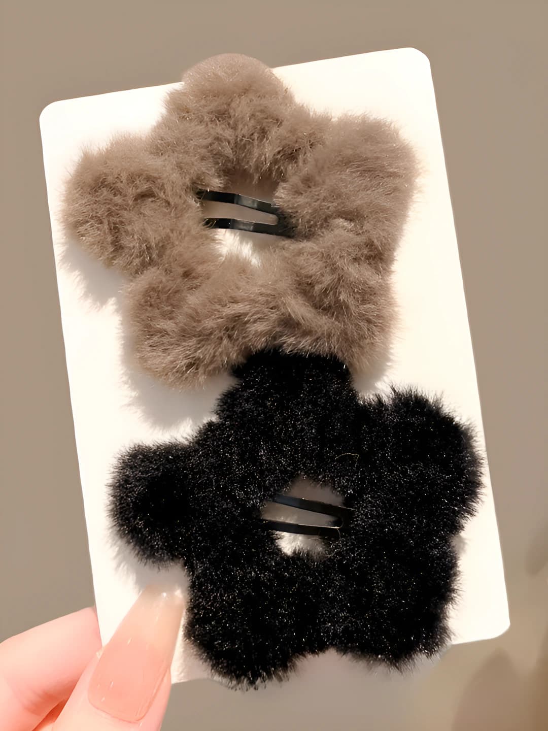 10# Чёрно-кофейная пара звёзд 6.5cm