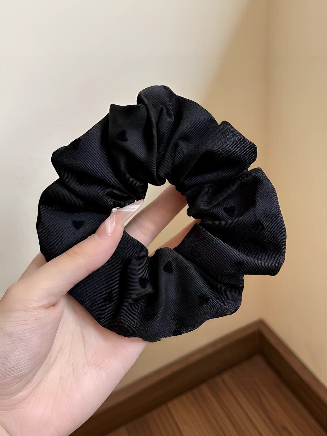 6# Сердце чёрный 9 см