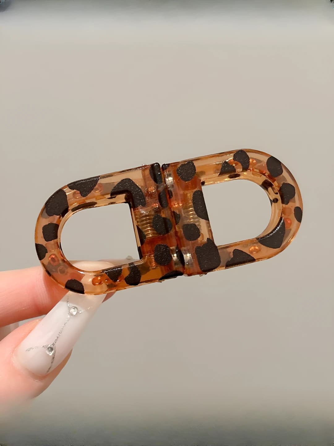 2# Magnit soch qisqichi - Leopard - 7 sm