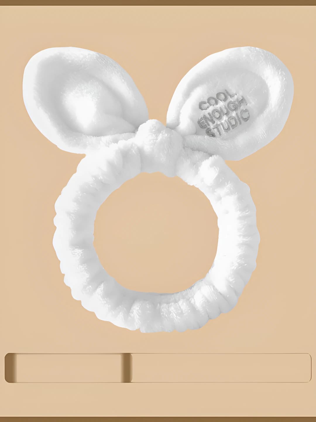Letter white headband