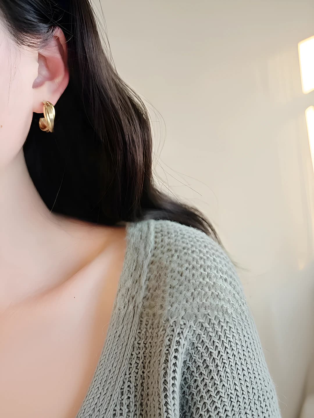 3 Silver pin - Gold