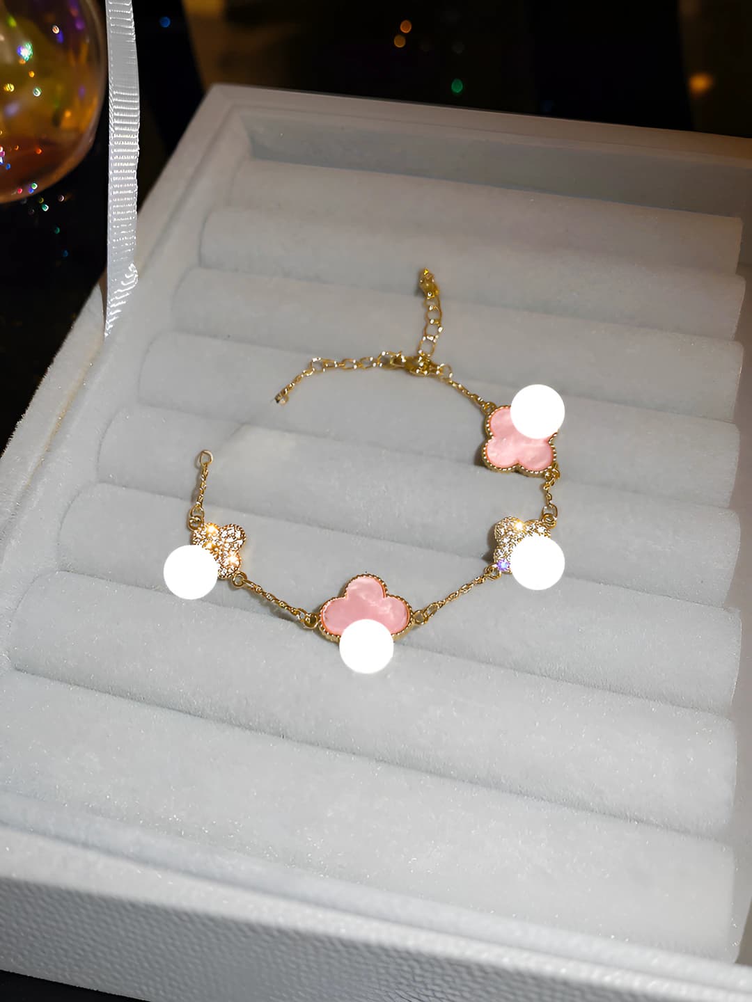 20# Bracelet - Gold plating - Gold - Pink