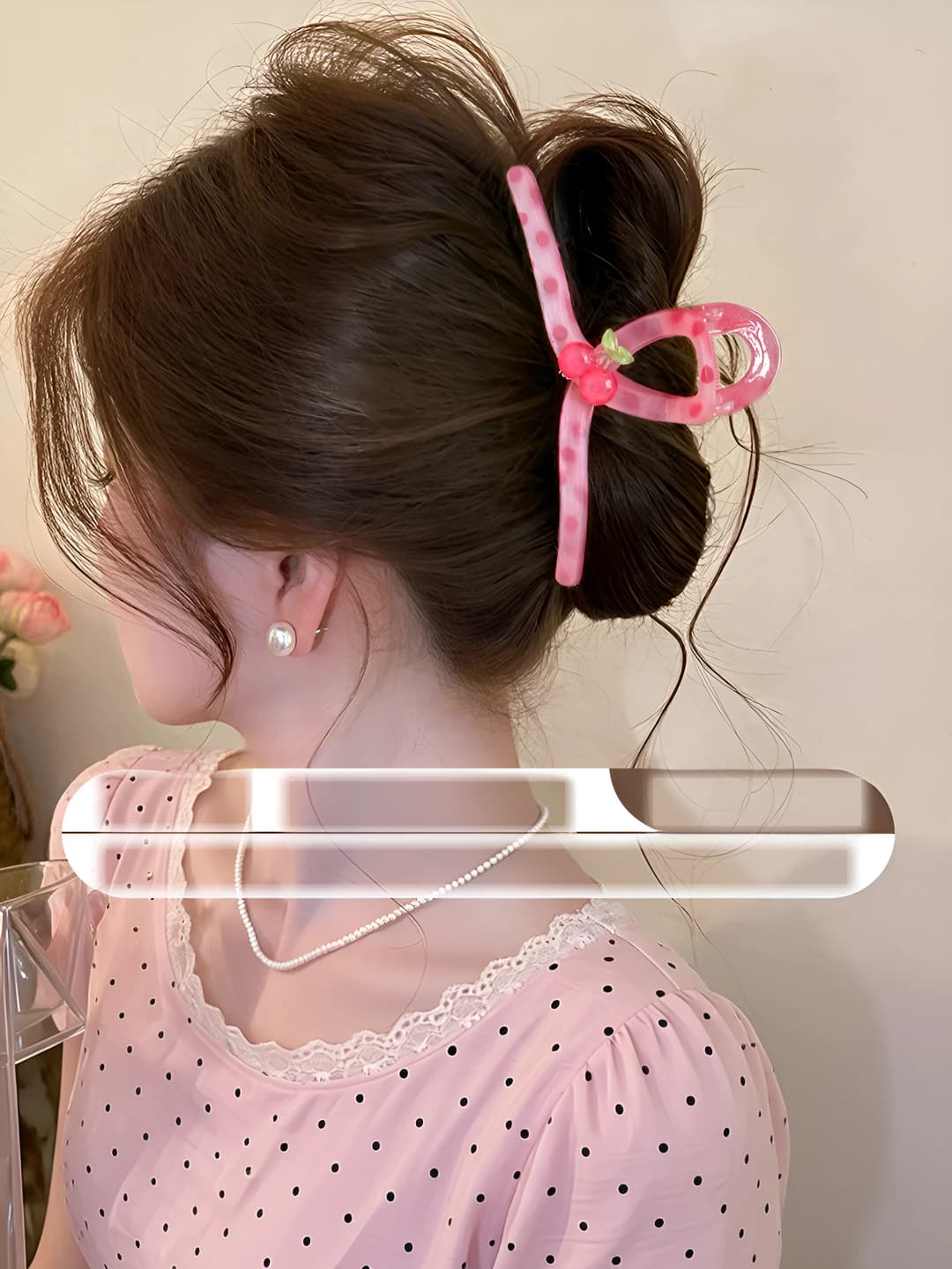 1# Pushti shirin qisqich, akril+qotishma asos, 12.5 sm