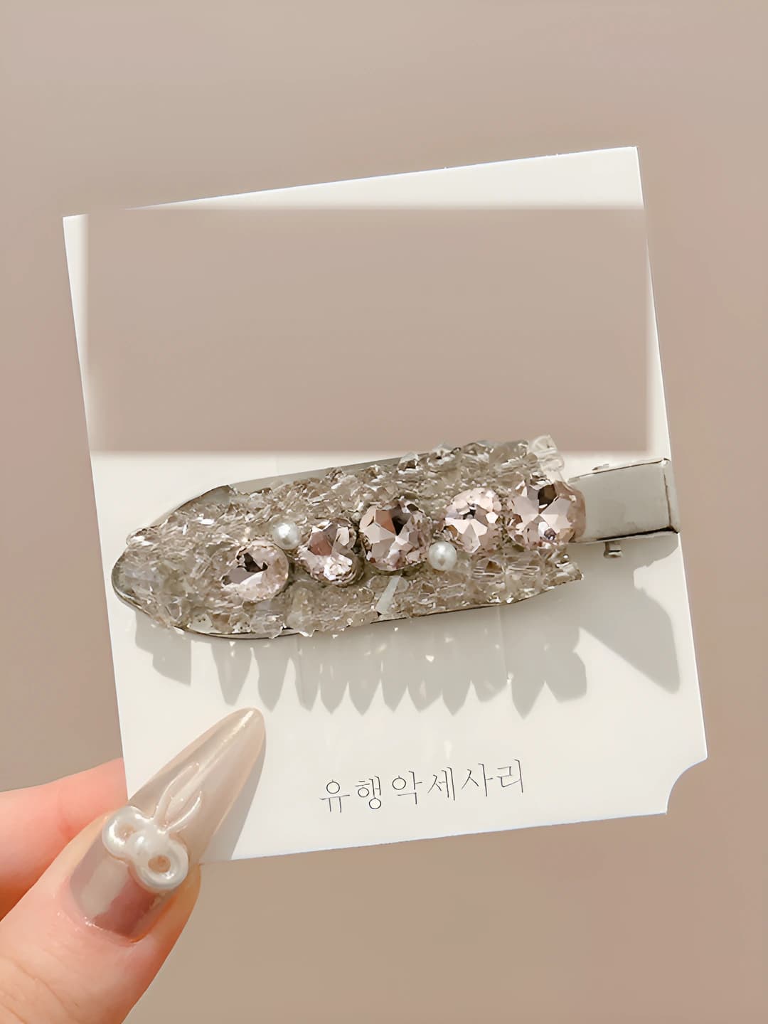 Pink crystal, 6.8 cm