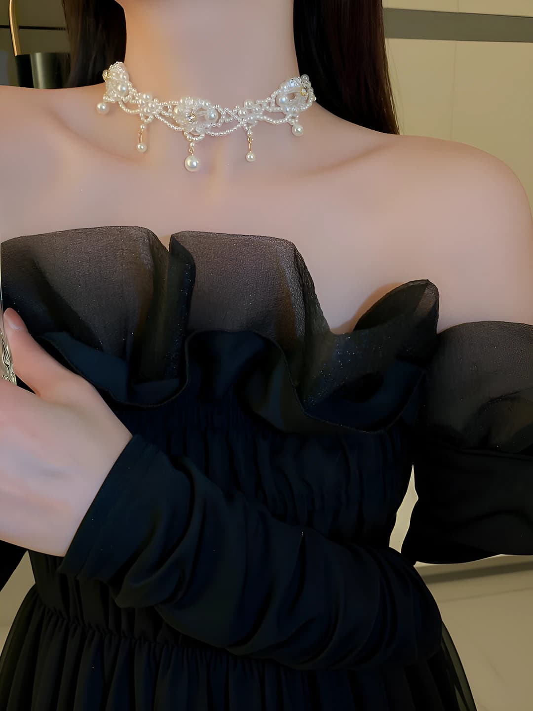 7# Necklace-White