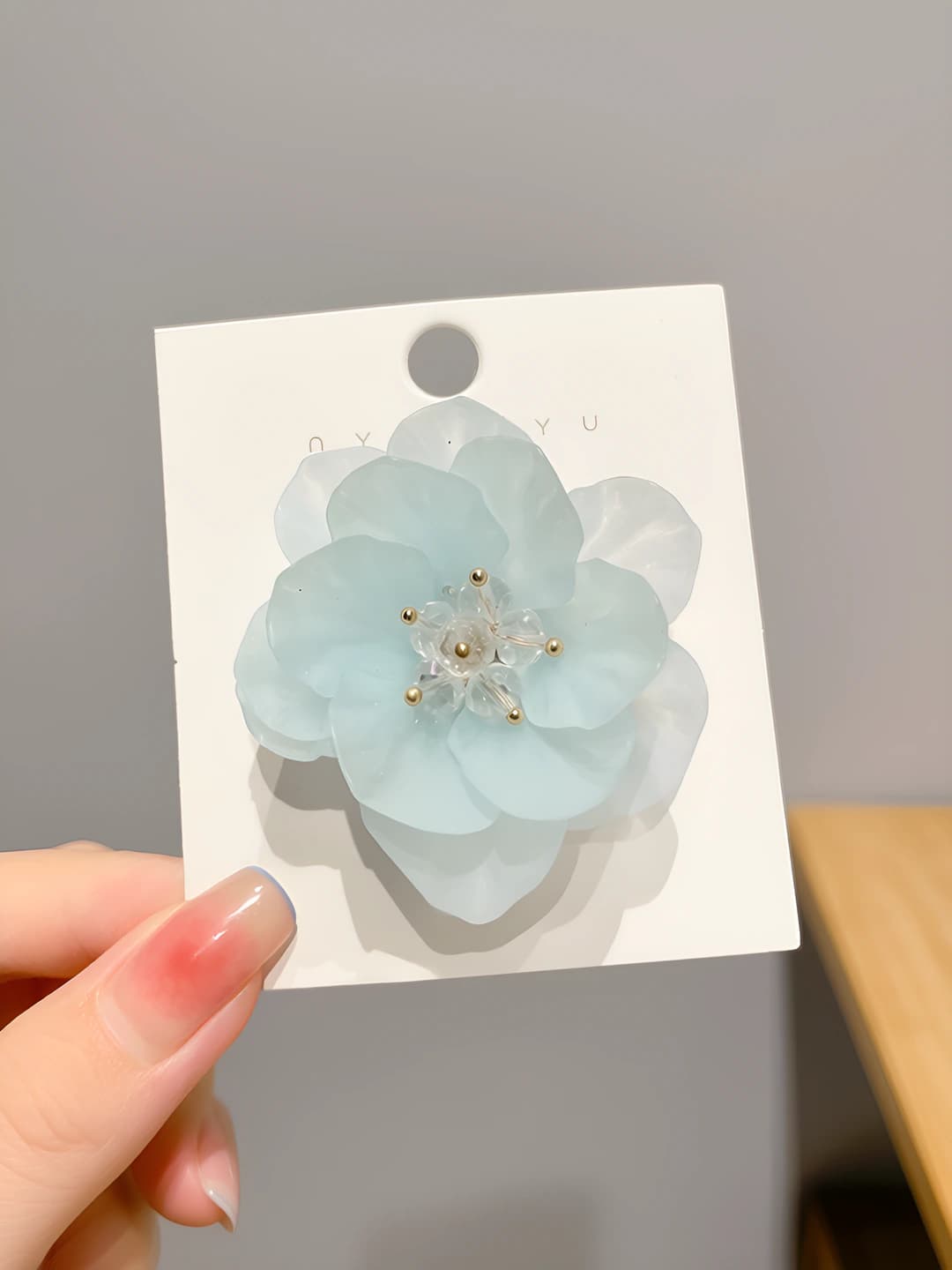 6# синий камелия (ок. 5cm)