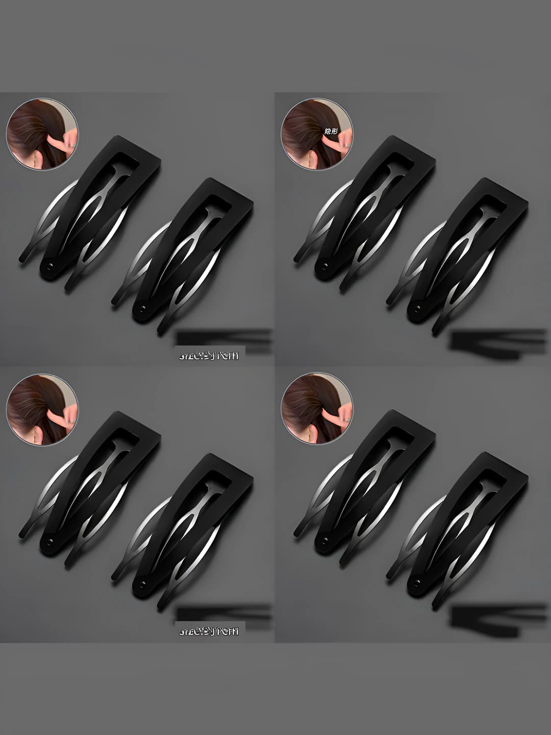 Black large 5 pairs