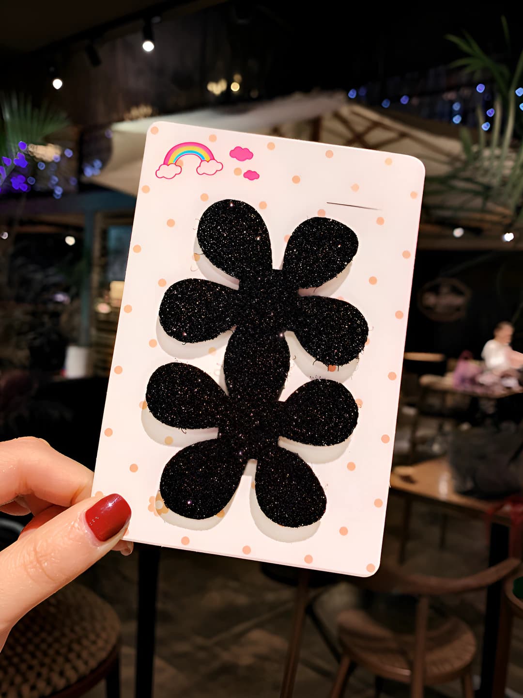 Black floral