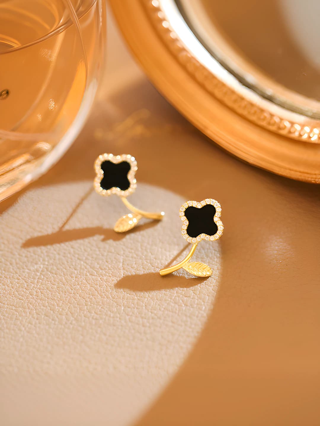 Black, 925 earrings