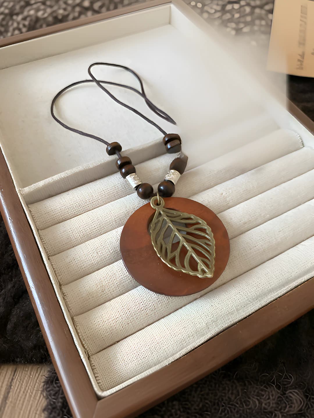 47# necklace, coffee