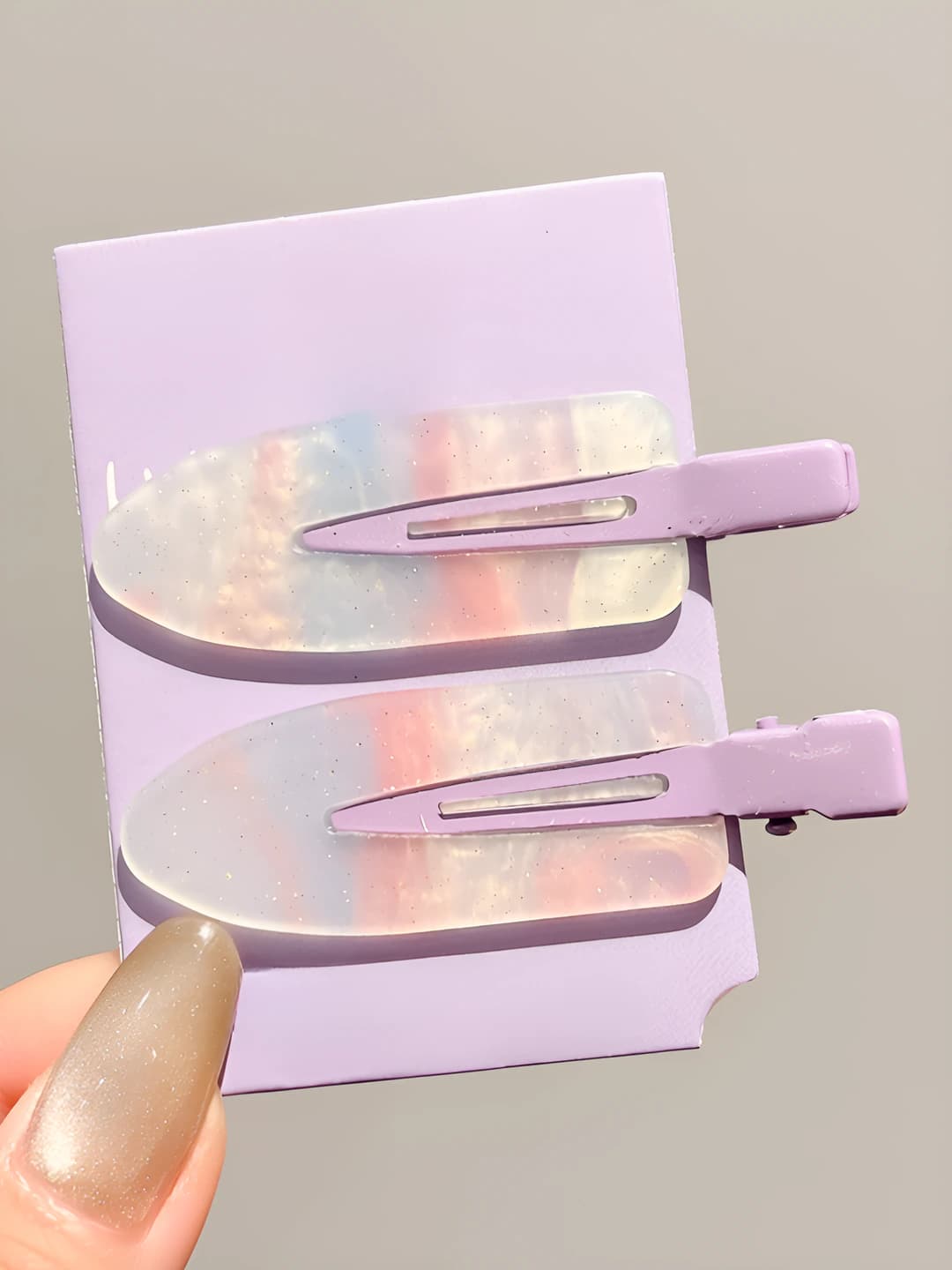 1# Purple 2 pcs - 6.5 cm