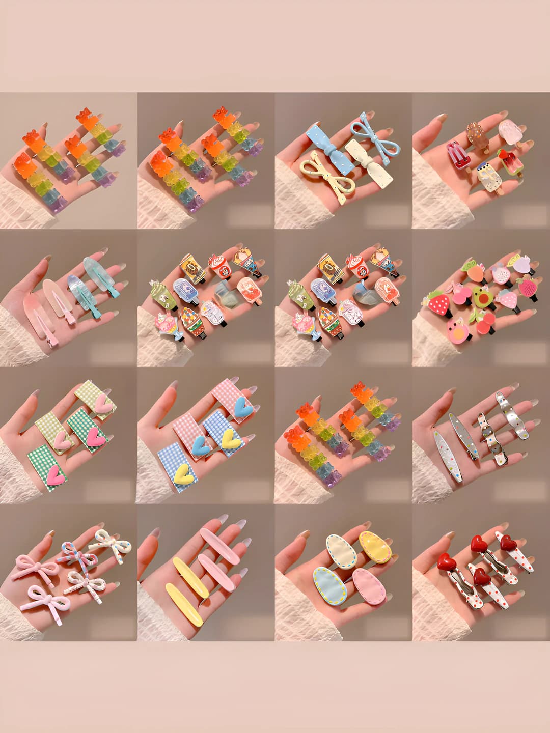 Women's summer hair clips: colorful, sweet and fairy-style hair accessories