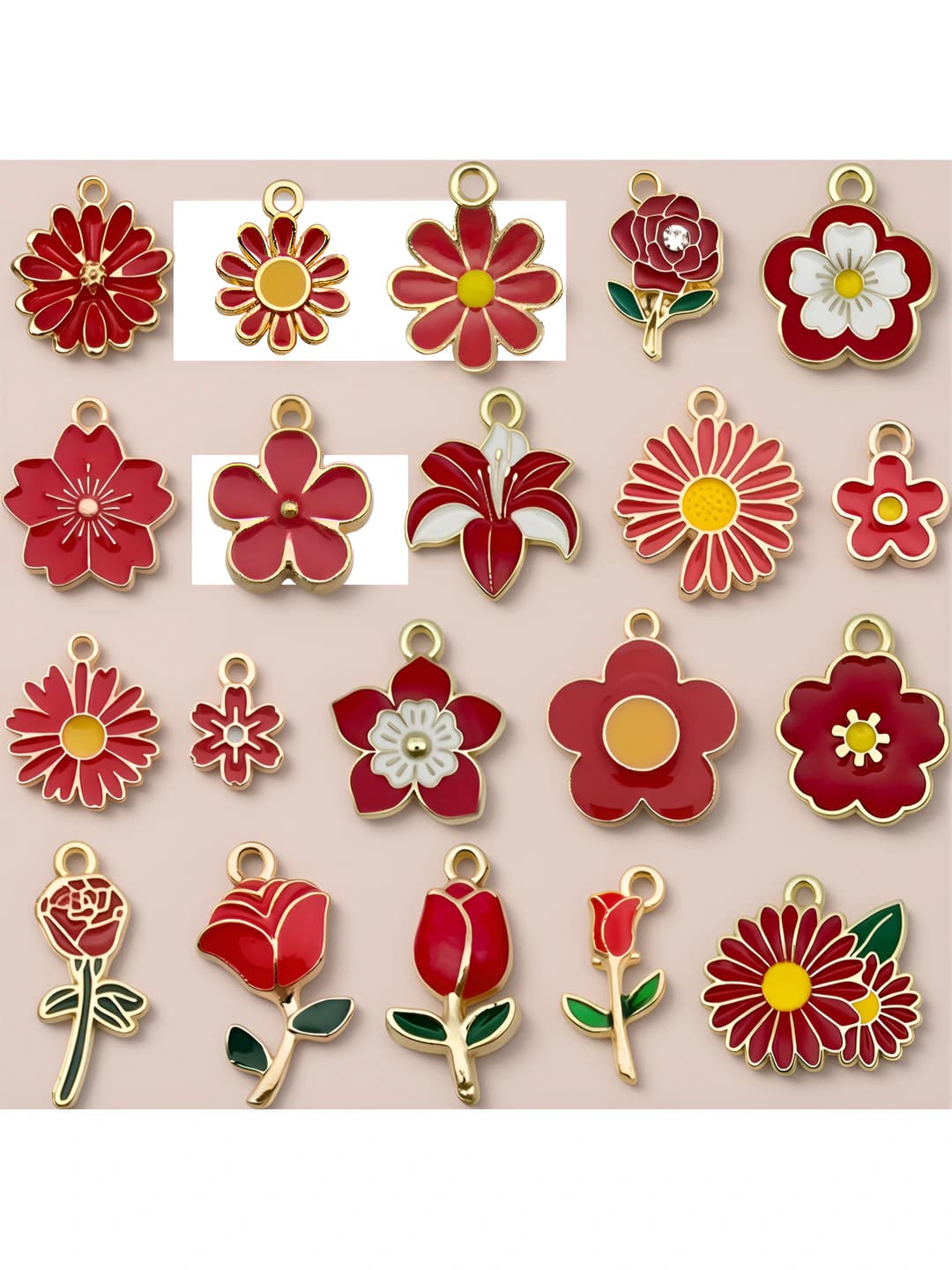 Qizil gullar aralashmasi
