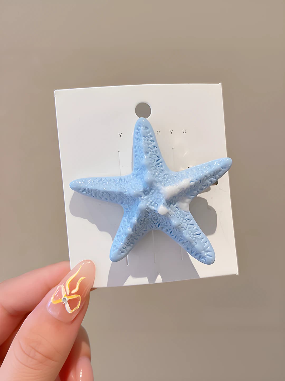 1# Морская звезда, синий, 5.5 см