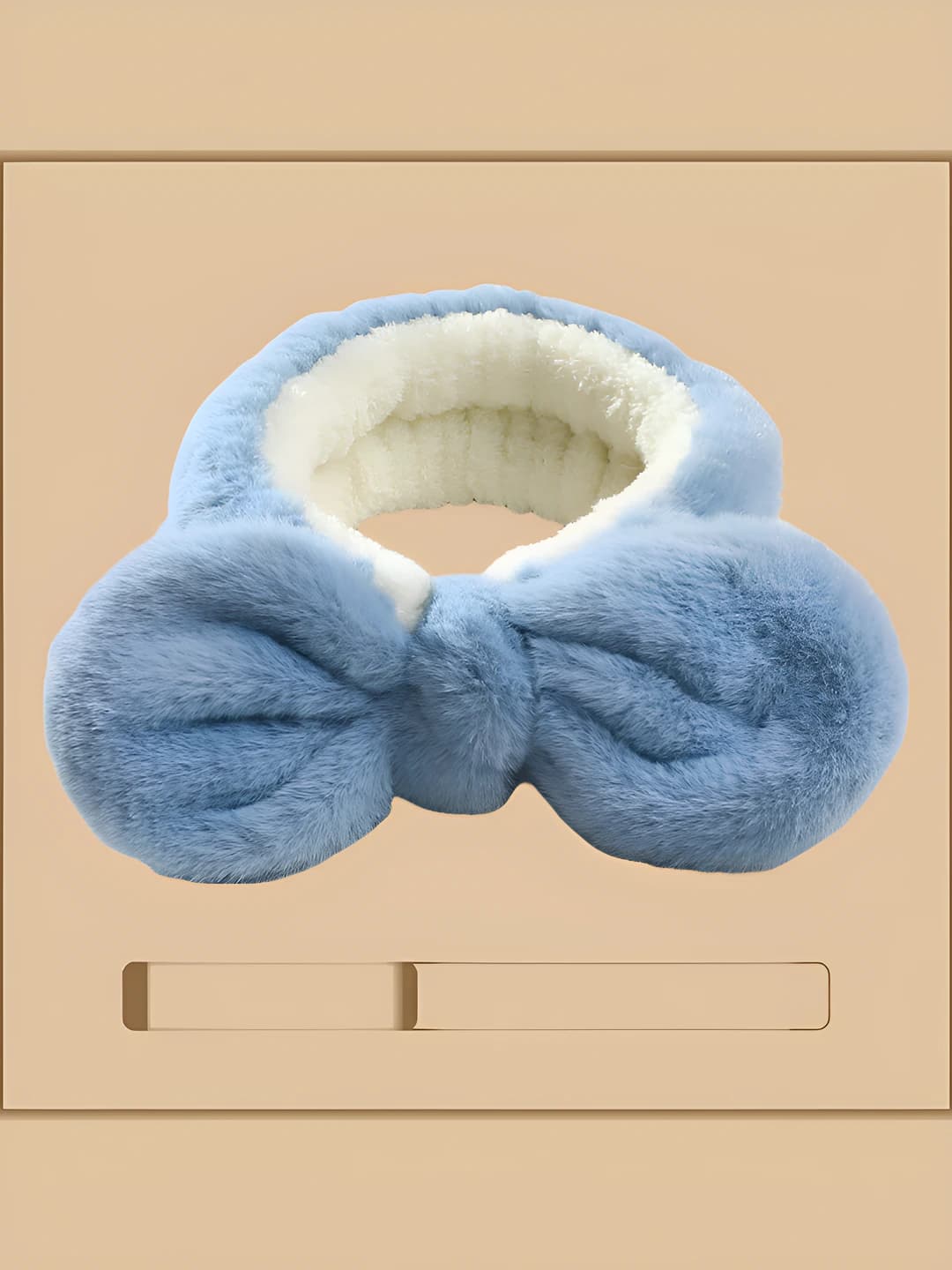 Grey-blue bunny ear headband