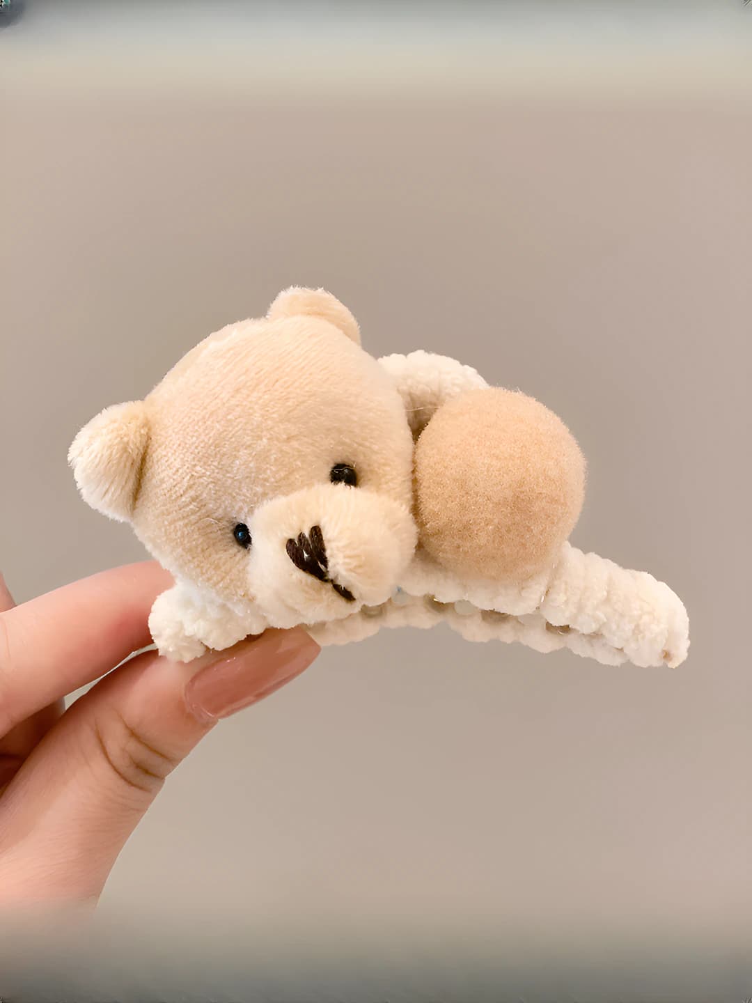 15#Small beige bear head