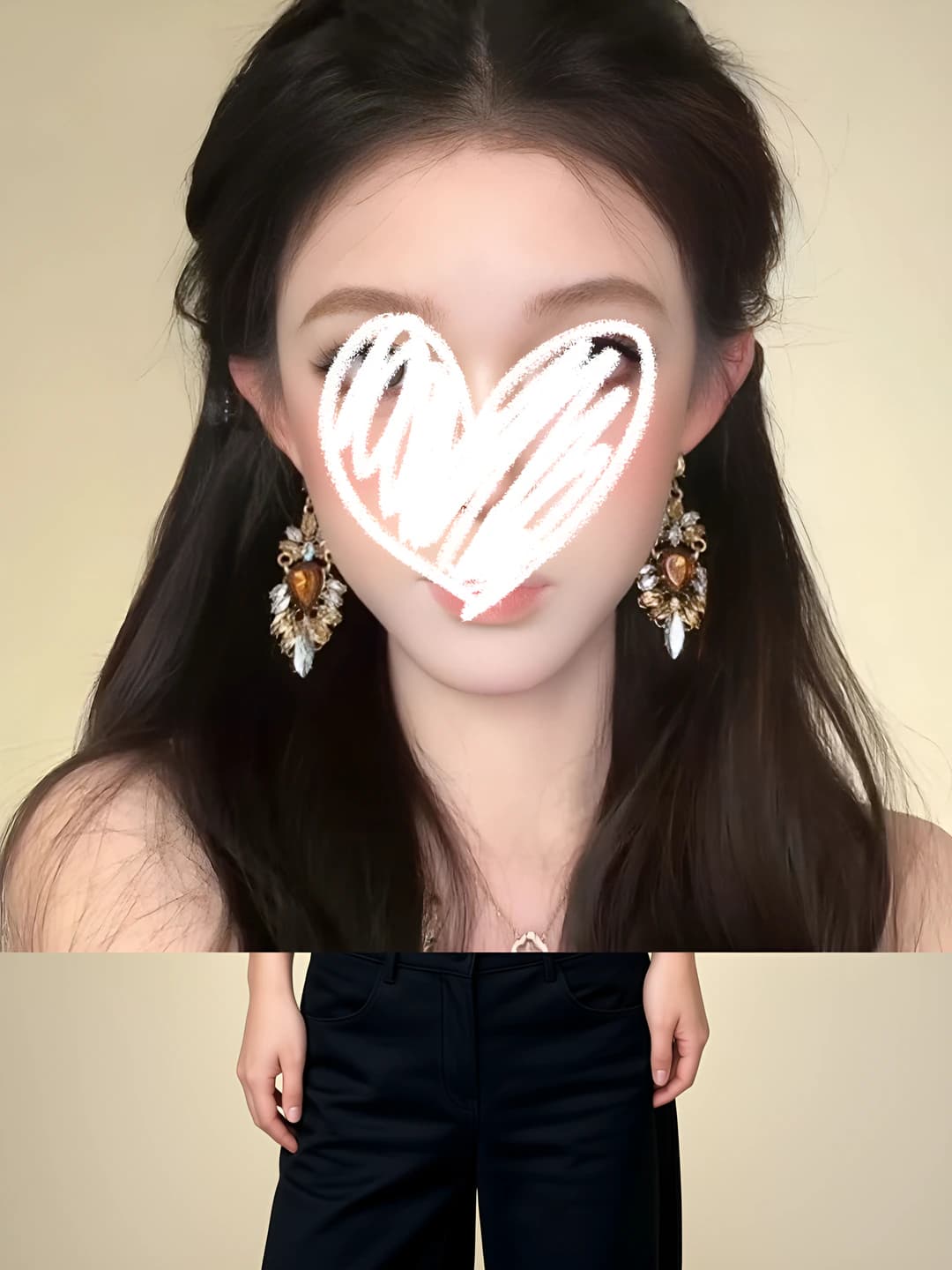 Vintage clip-on earrings