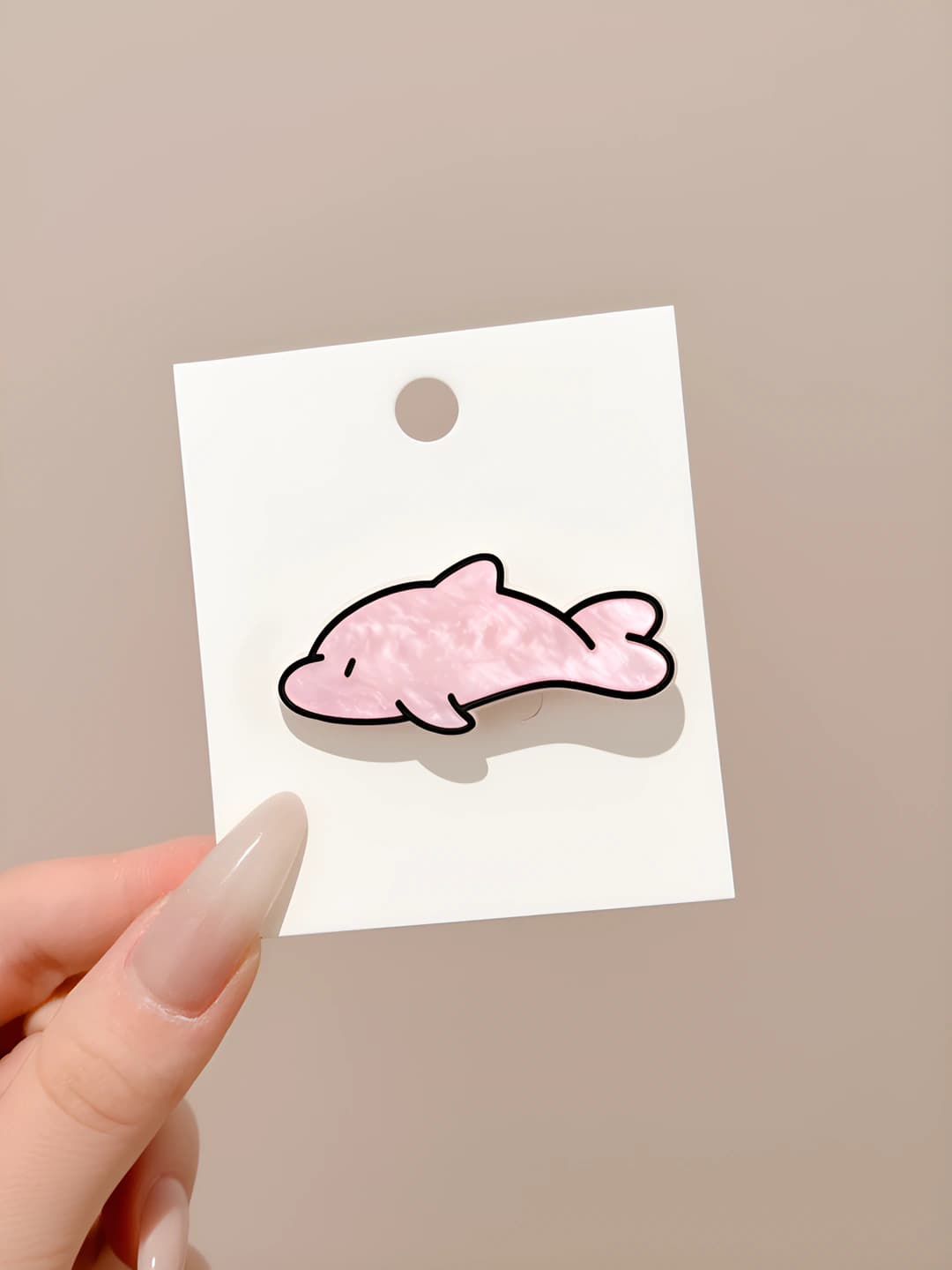 3# Розовый дельфин - ~5cm