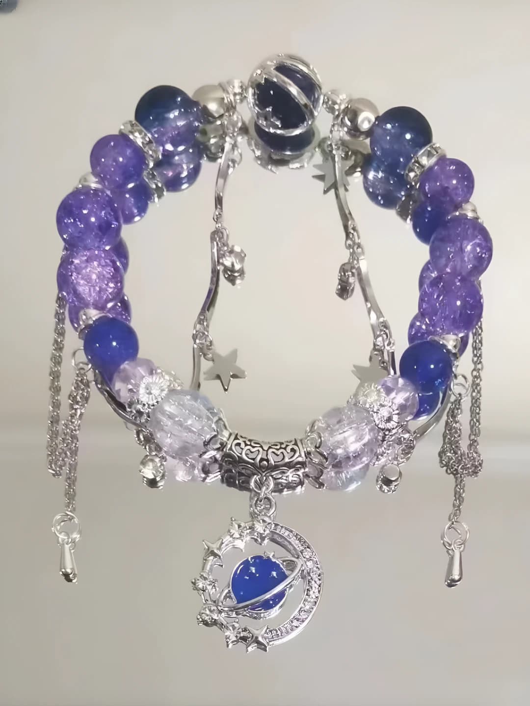 Purple planet bracelet [1 pc]