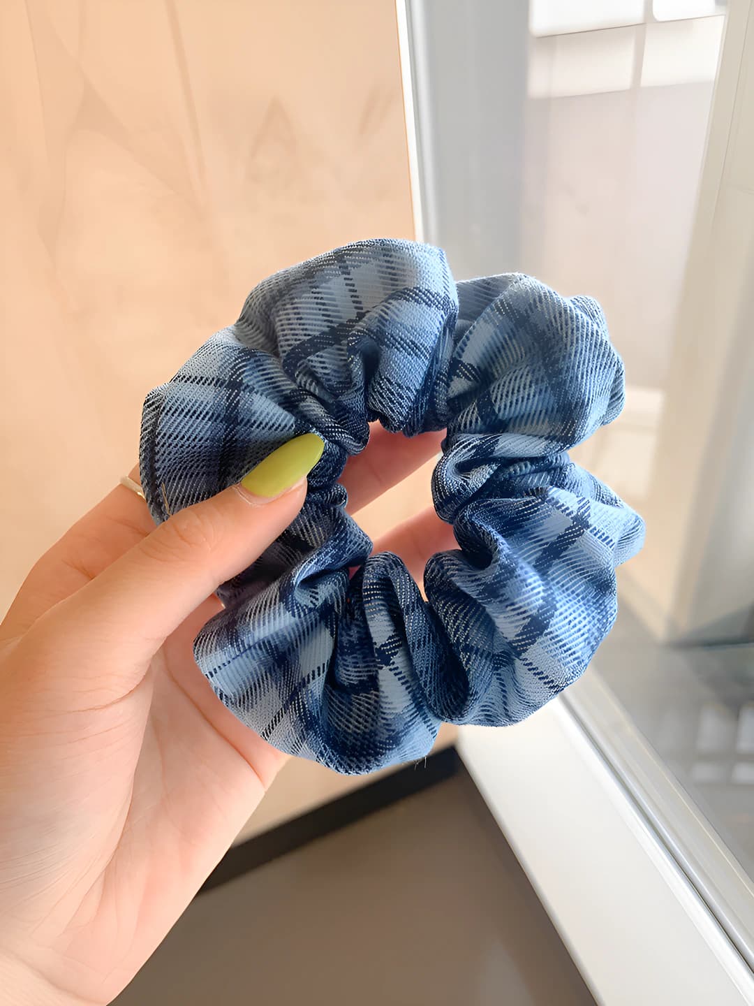 3# Champagne blue plaid