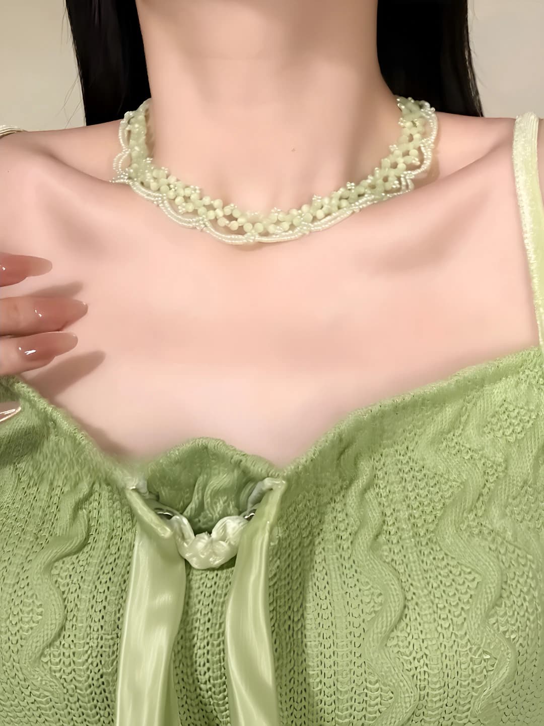 Necklace-green