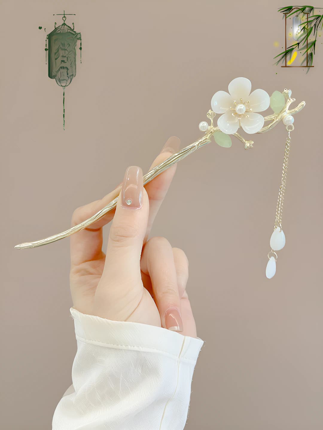 12# Alloy flower (in bag)