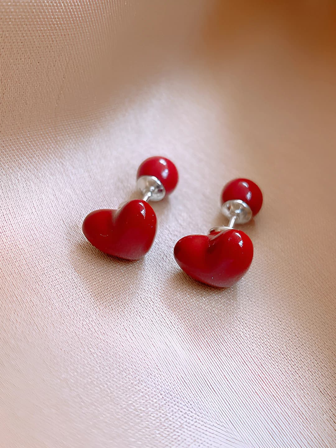 61# Серебряный штифт - Красный