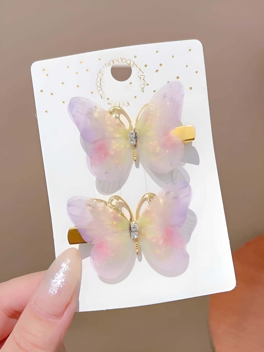 Yellow-purple gradient, 1 pair