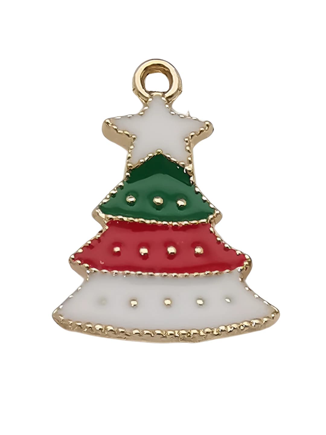 Tricolor tree 15x21mm-1g