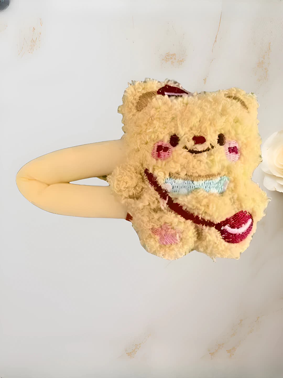 Yellow bear bag