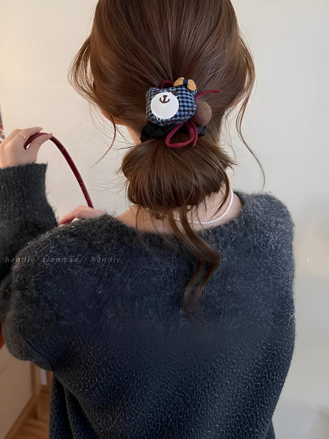 9# Синий мишка резинка
