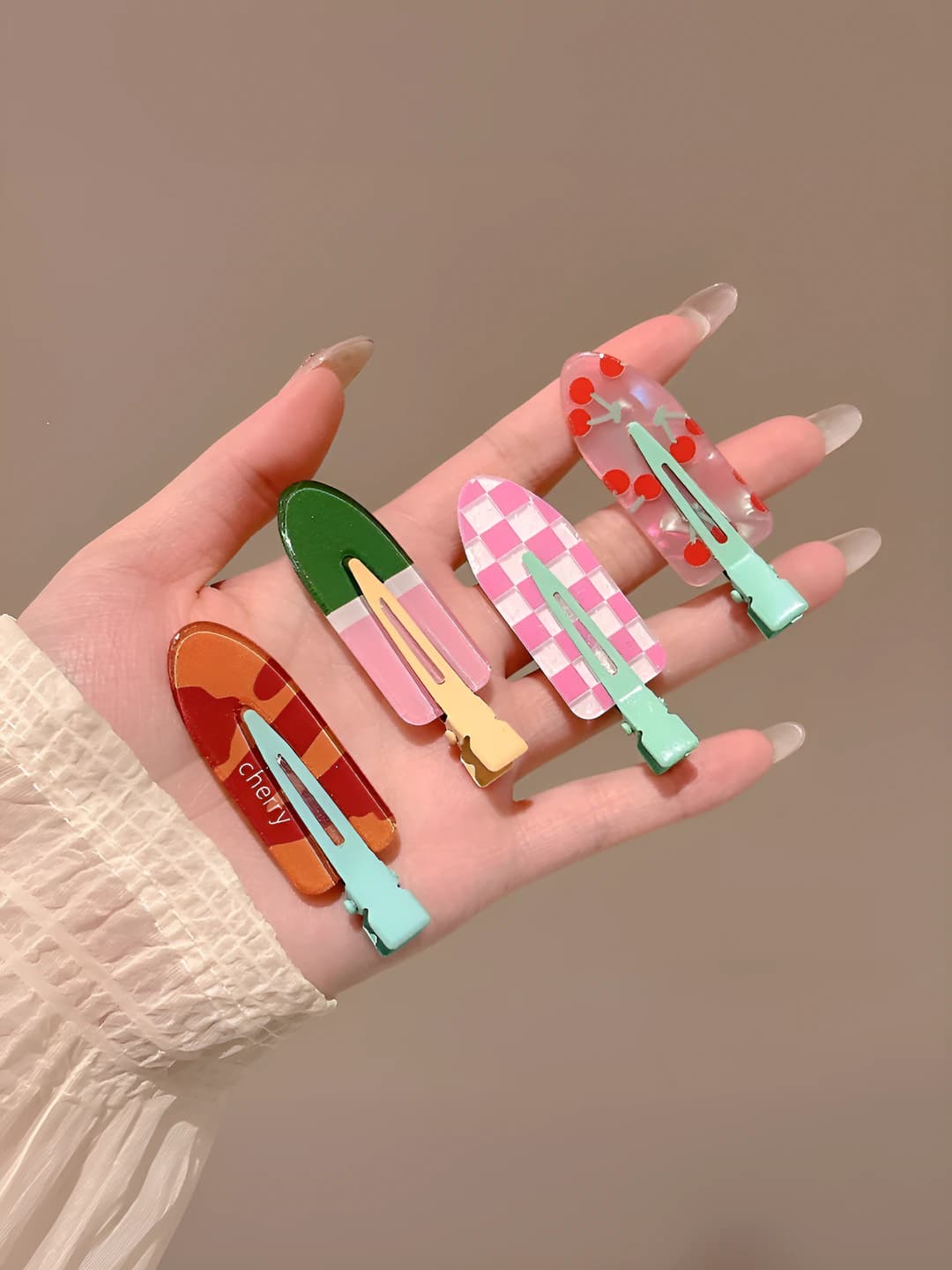 Cherry and watermelon, 4 pcs