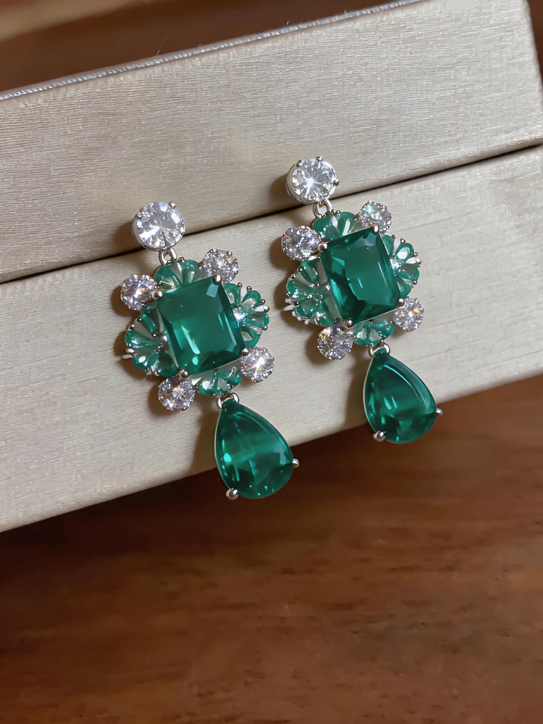 Silver pin - Silver - Teal