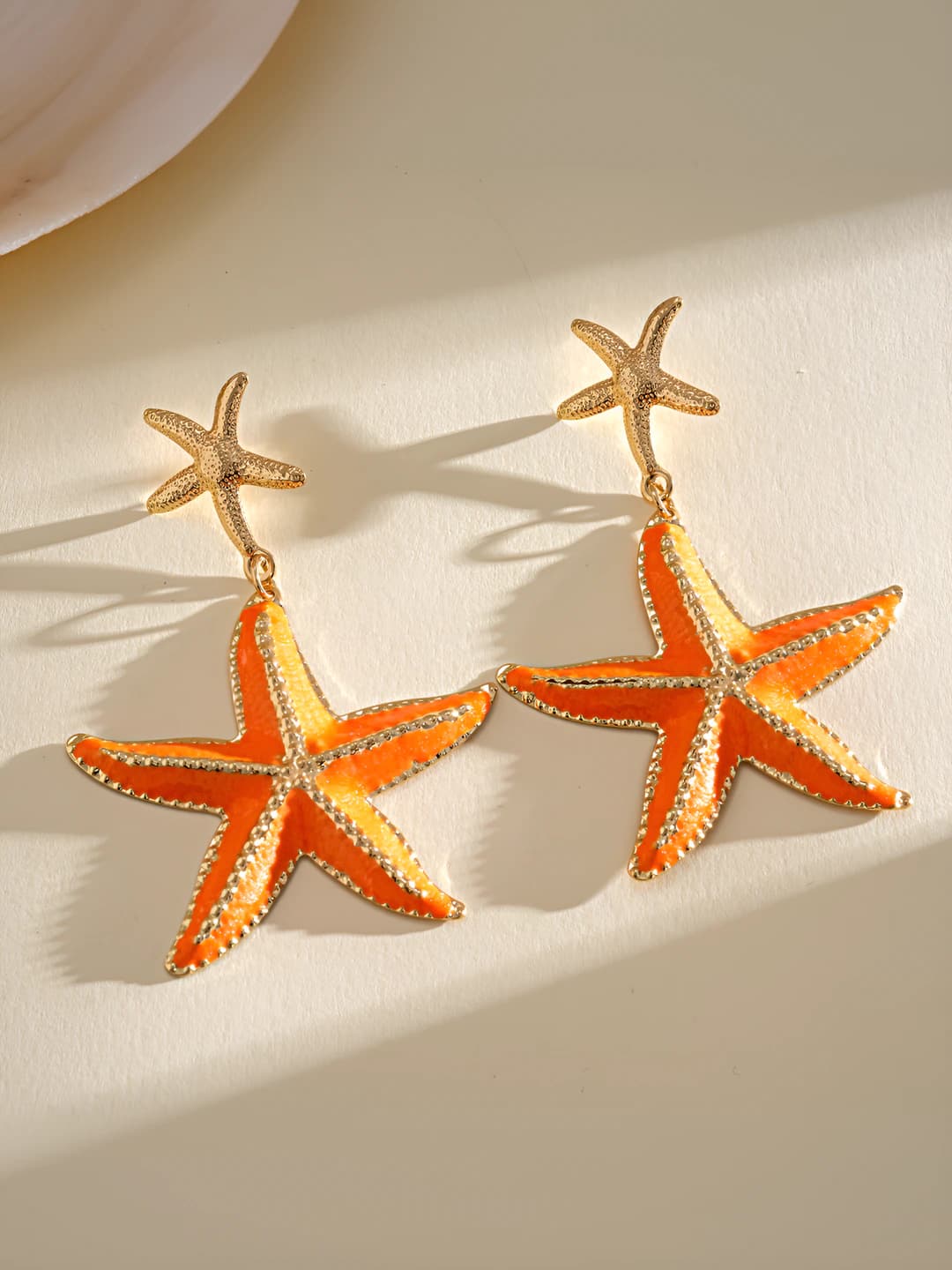 Silver post - orange - eco
